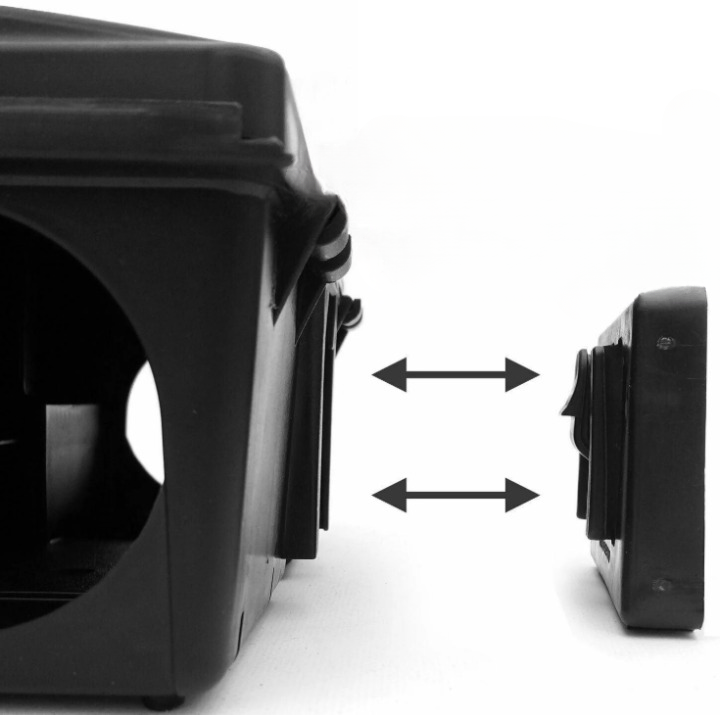 Wall mount for mouse box