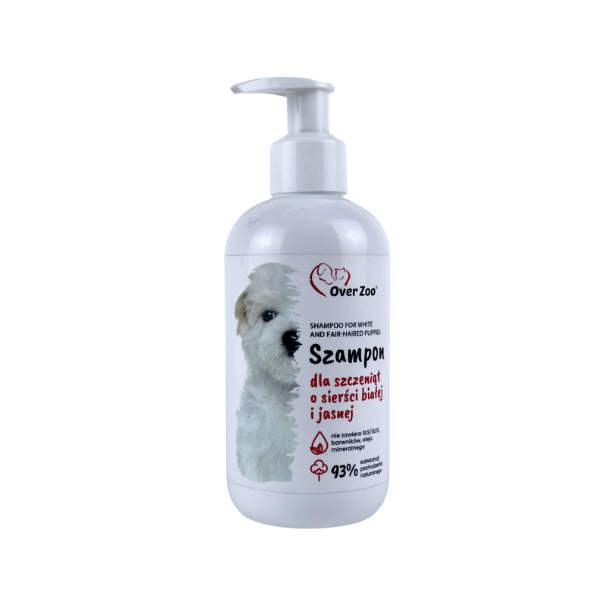 Over Zoo Shampoo for white-light fur puppies 250ml