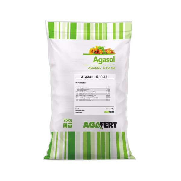 Agasol NPK 5:10:43+TE 25 kg