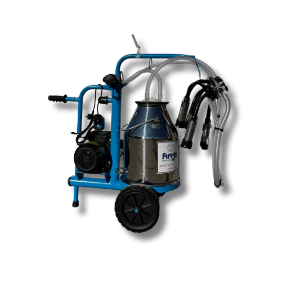 Milking machine 1 system with 30l stainless steel can BBROS 8783 - YAPRAK